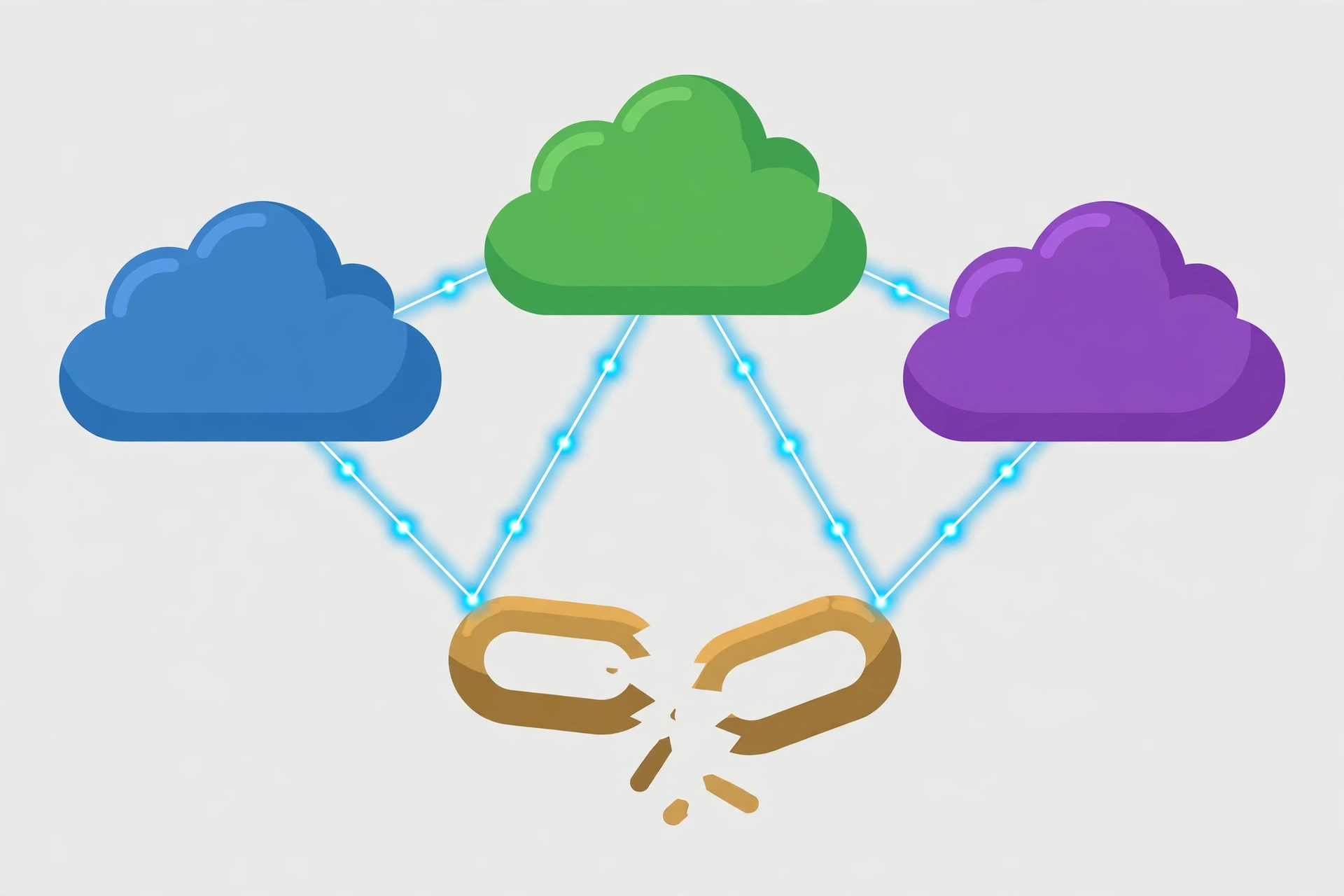Multi-cloud strategy benefits of avoiding vendor lock-in across three cloud providers